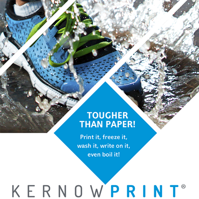 KERNOWPRINT, PRO-LITE PERMANENT 12 X 18, 4MIL, WHITE VINYL