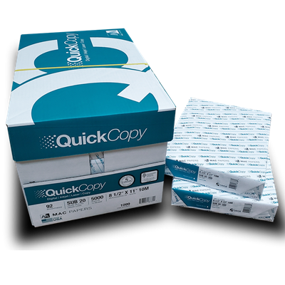 QUICK COPY DP XEROGRAPHIC 8.5 X 11 10M 20# WHITE