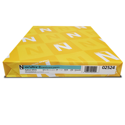 UV ULTRA II TRANSLUCENT 8.5 X 11 18M 36# RADIANT WHITE