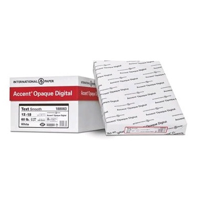 ACCENT OPAQUE COVER SMOOTH 18 X 12 83.05M 100# WHITE